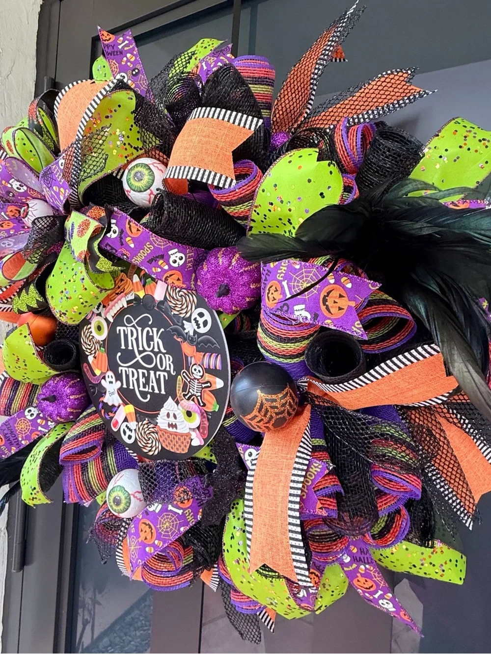 Trick or Treat Halloween Wreath 👻🎃